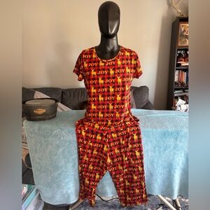 Joyful Red Women’s Pajamas